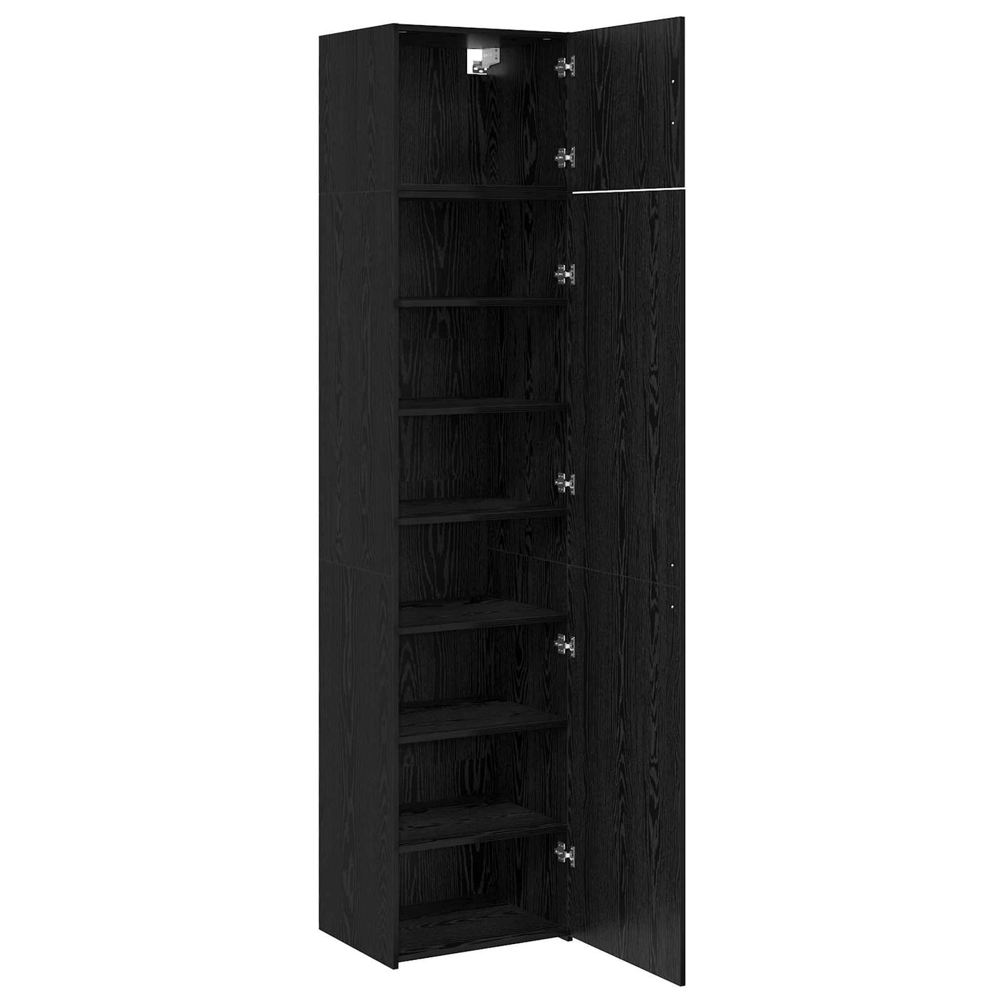 Sideboard 3 pcs Black Oak
