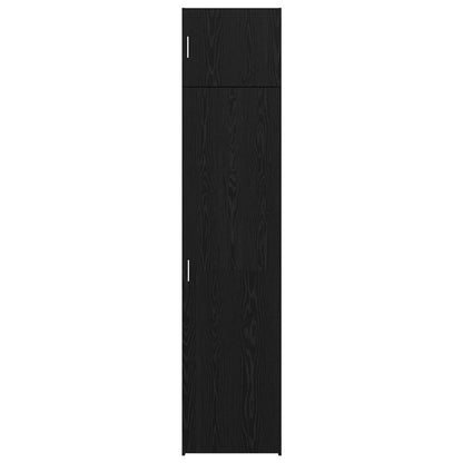 Sideboard 3 pcs Black Oak