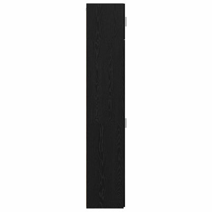 Sideboard 3 pcs Black Oak