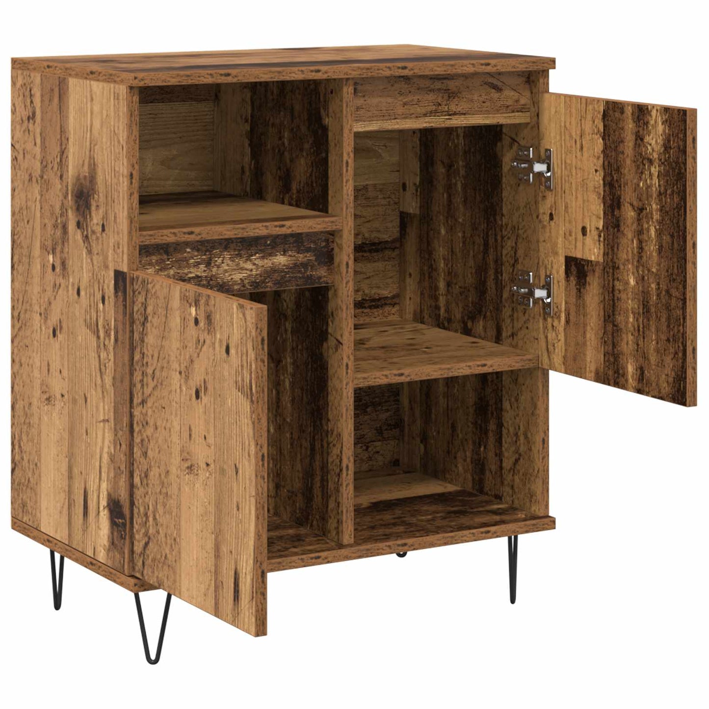Sideboard 3 pcs Old Wood 60 x 35 x 70 cm