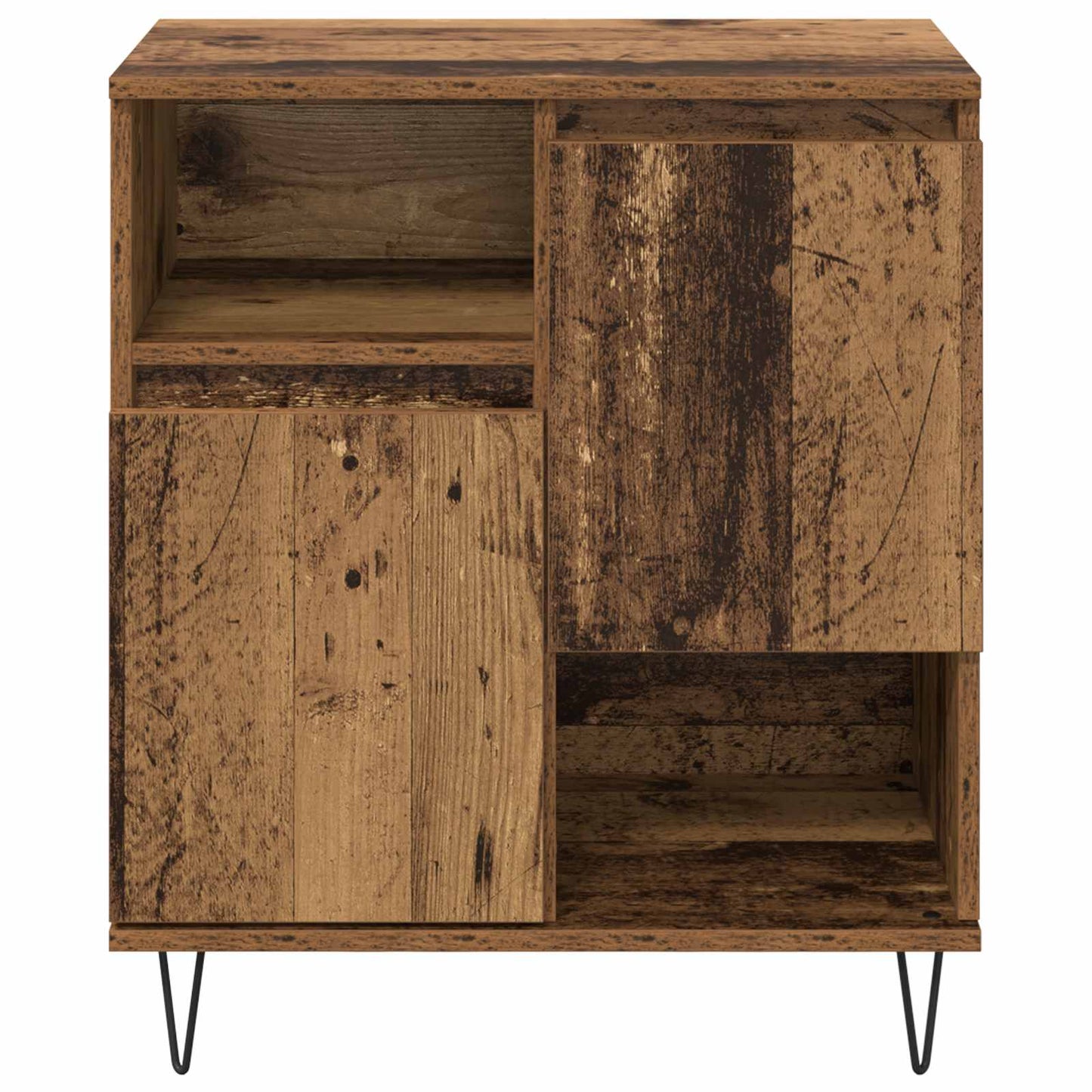 Sideboard 3 pcs Old Wood 60 x 35 x 70 cm