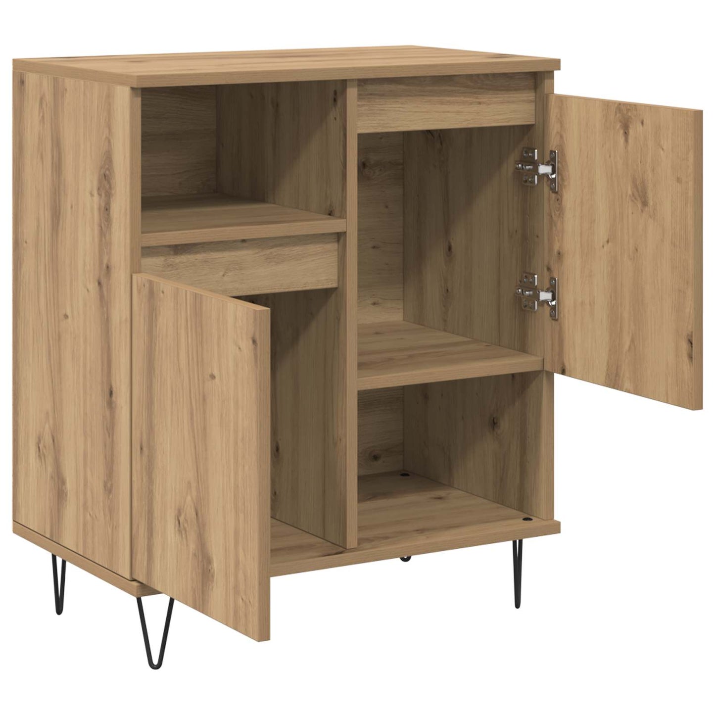 Sideboard 3 pcs Artisan Oak 60 x 35 x 70 cm