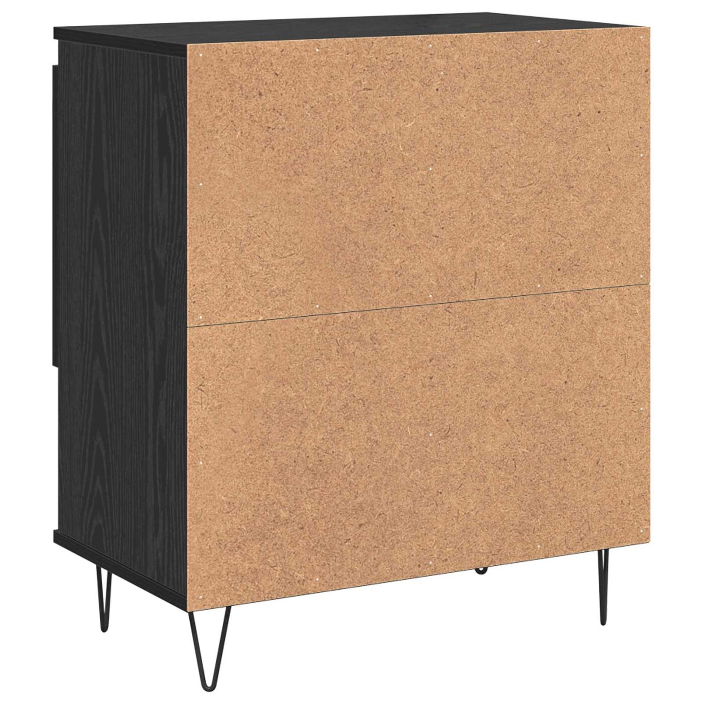 Sideboard 3 pcs Black Oak 60 x 35 x 70 cm