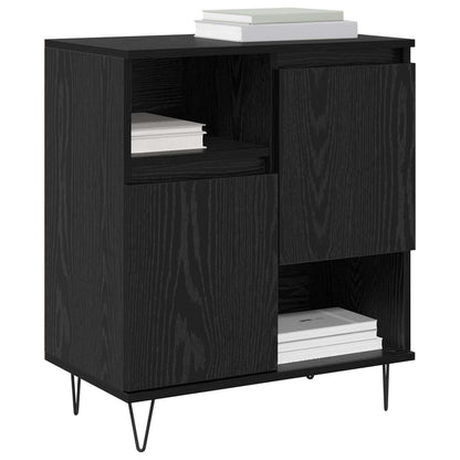 Sideboard 3 pcs Black Oak 60 x 35 x 70 cm