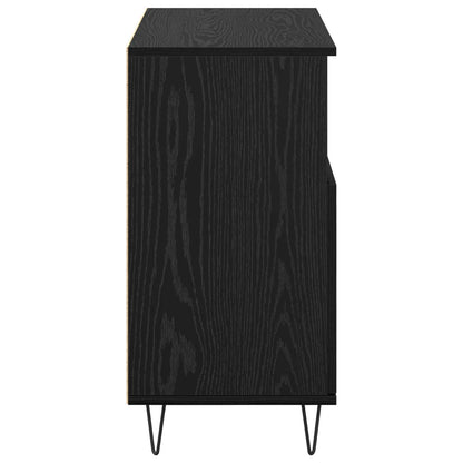 Sideboard 3 pcs Black Oak 60 x 35 x 70 cm