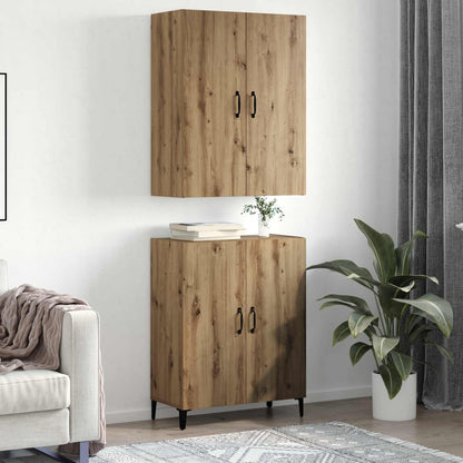 Highboard 2 pcs Artisan Oak 69.5 x 34 x 180 cm Engineered Wood