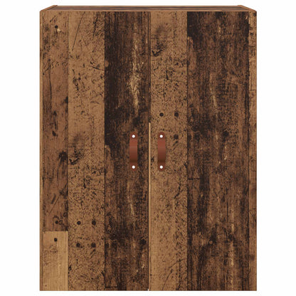 Wall-Mounted Cabinet 2 pcs Old Wood 69.5 x 34 x 90 cm