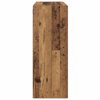 Wall-Mounted Cabinet 2 pcs Old Wood 69.5 x 34 x 90 cm