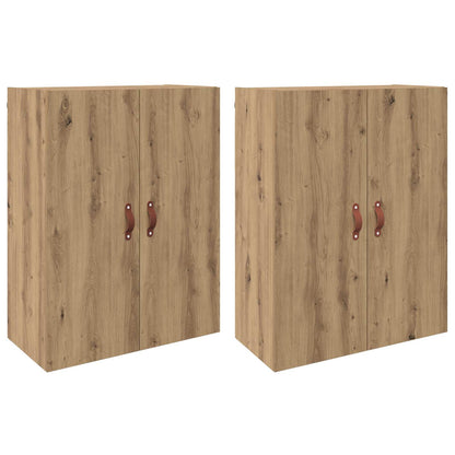 Wall-Mounted Cabinet 2 pcs Artisan Oak 69.5 x 34 x 90 cm