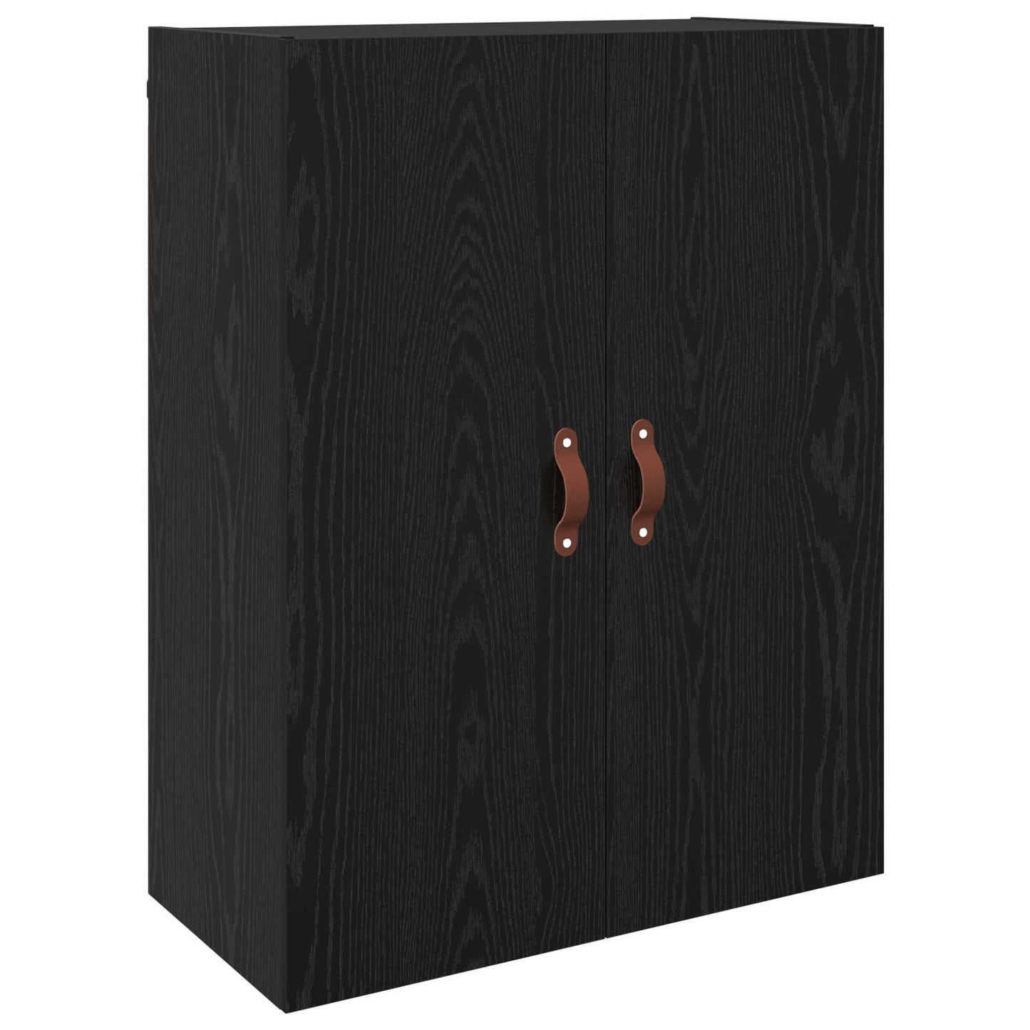 Wall-Mounted Cabinet 2 pcs Black Oak 69.5 x 34 x 90 cm