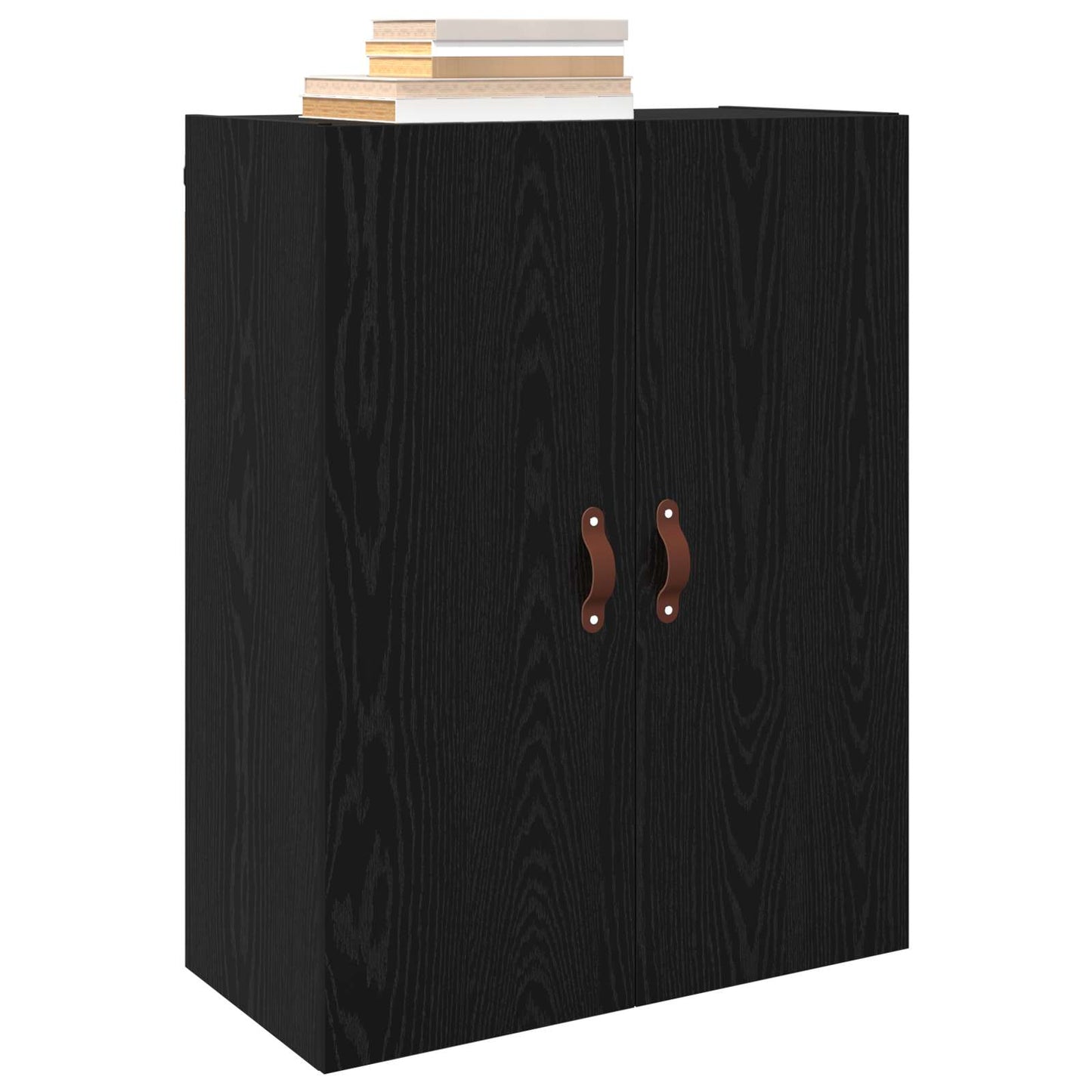Wall-Mounted Cabinet 2 pcs Black Oak 69.5 x 34 x 90 cm