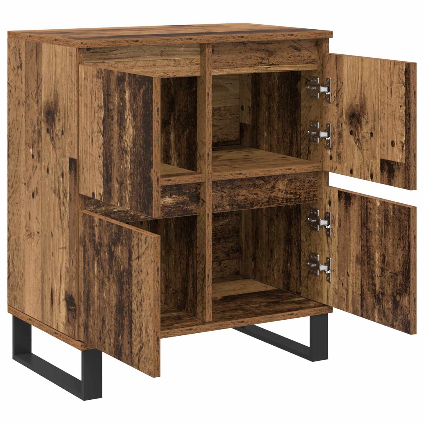 Sideboard 3 pcs Old Wood 60 x 35 x 70 cm