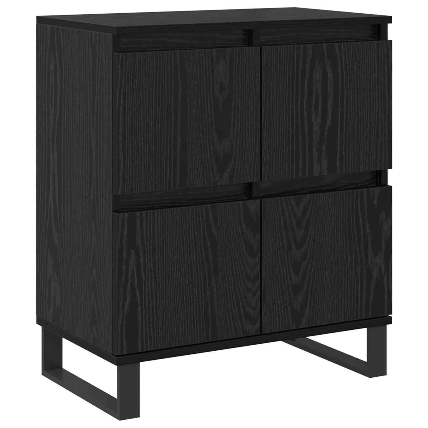Sideboard 3 pcs Black Oak 60 x 35 x 70 cm