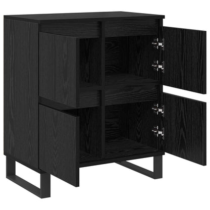 Sideboard 3 pcs Black Oak 60 x 35 x 70 cm