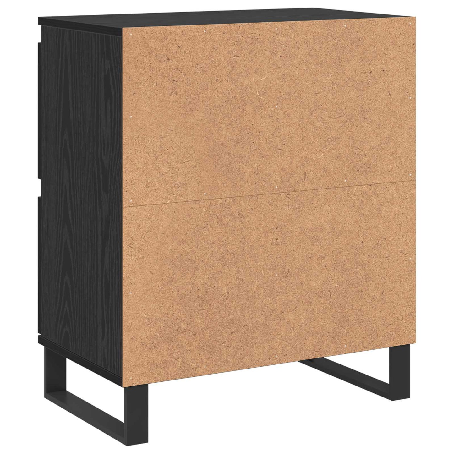 Sideboard 3 pcs Black Oak 60 x 35 x 70 cm