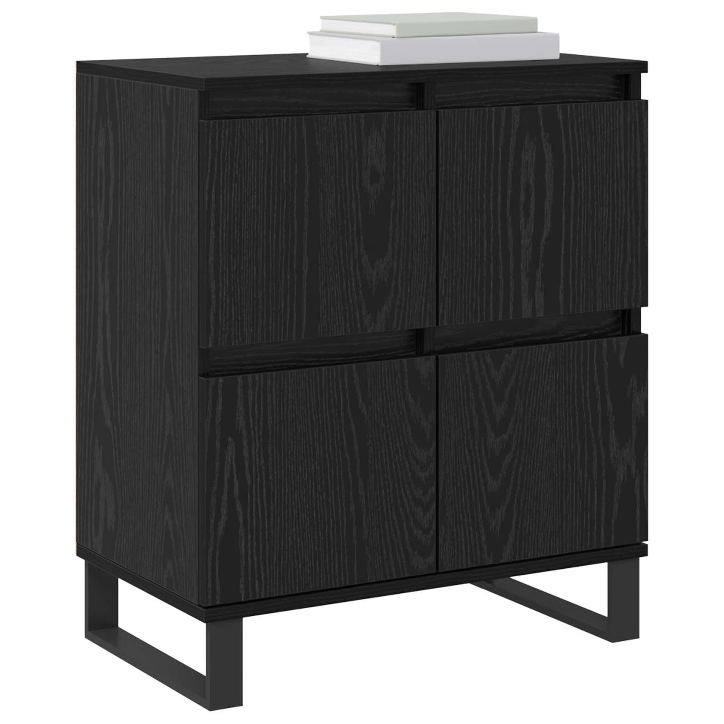 Sideboard 3 pcs Black Oak 60 x 35 x 70 cm