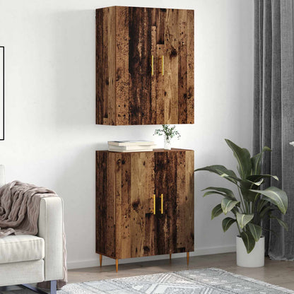 Highboard Old wood 69.5 x 34 x 180 cm Engineered Wood