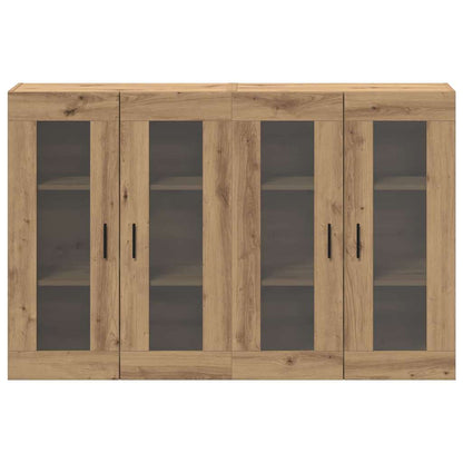 Wall Mounted Cabinets 2 pcs Artisan oak 69.5 x 34 x 90 cm