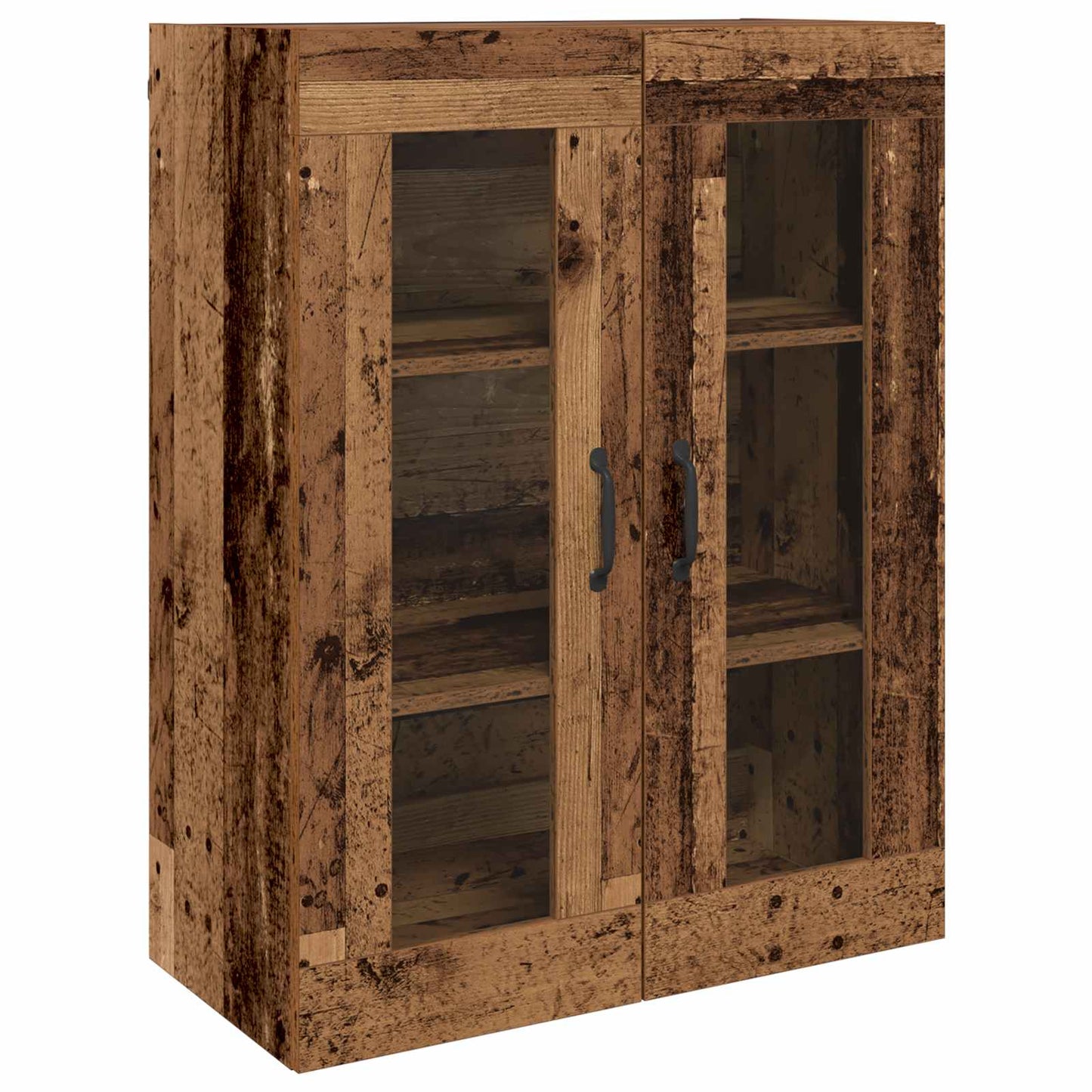 Highboard 2 pcs Old wood Engineered Wood