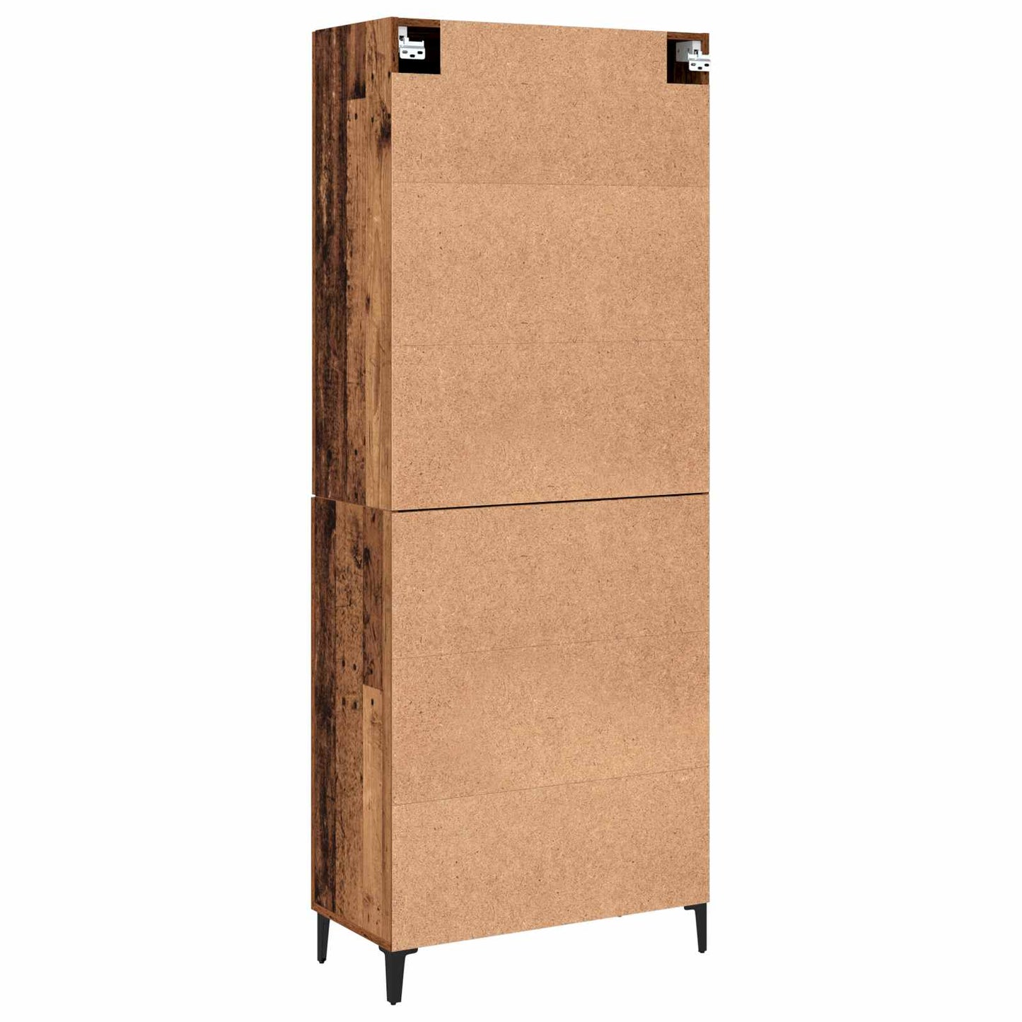 Highboard 2 pcs Old wood Engineered Wood