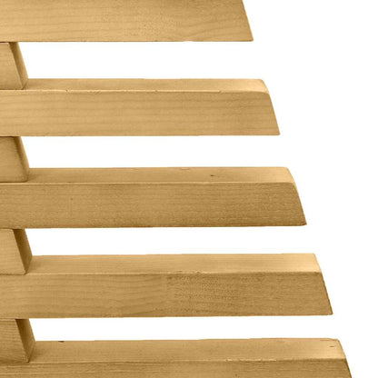 Wooden Christmas Tree with Stand Brown 60 cm Solid pine wood