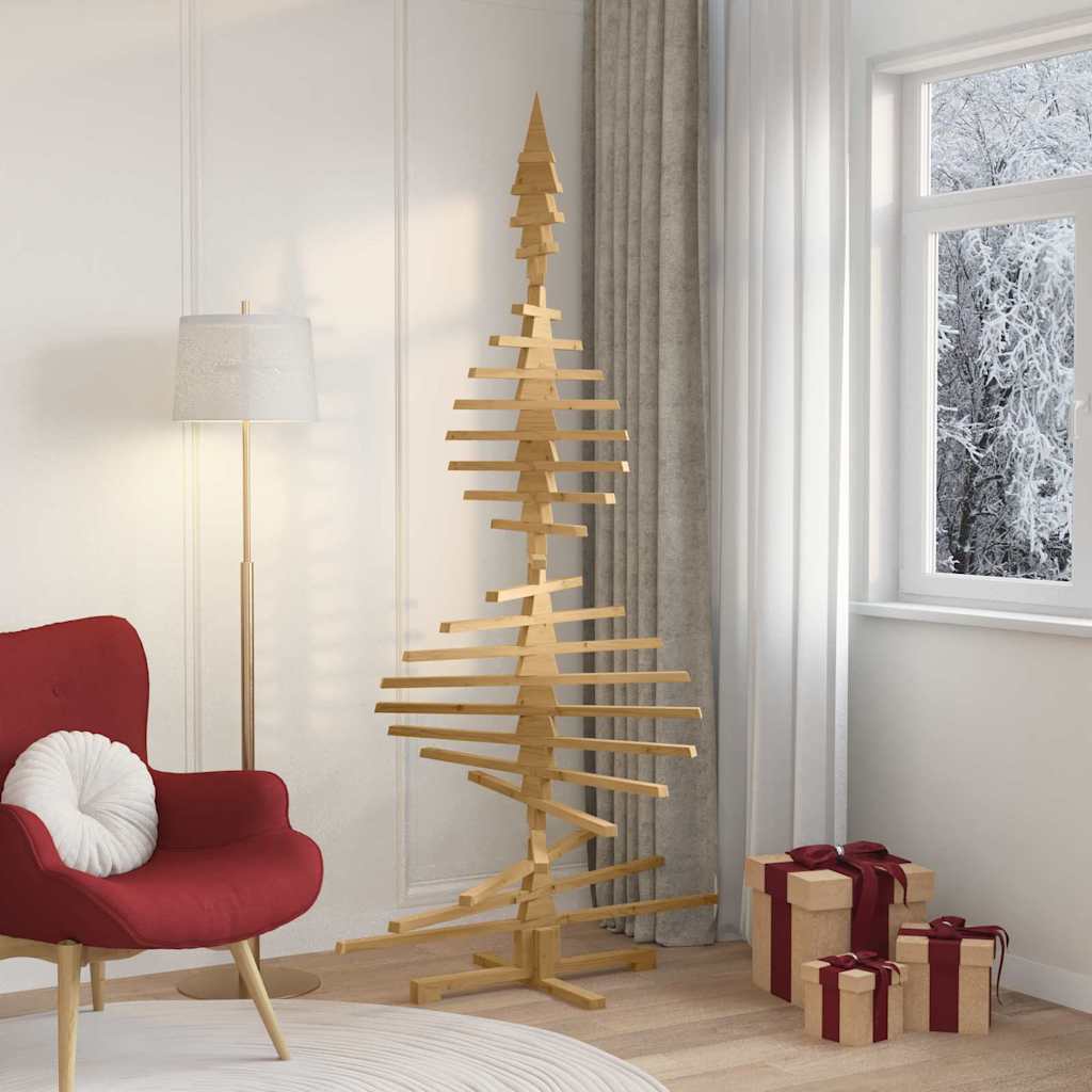 Wooden Christmas Tree KOTKA Solid Pine Wood