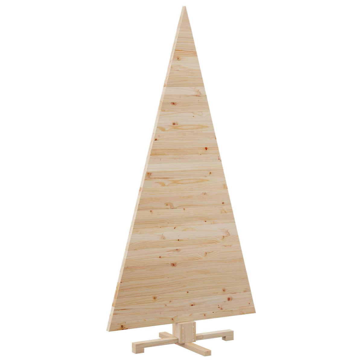 Wooden Christmas Tree KOTKA 180 cm Solid Pine Wood Natural
