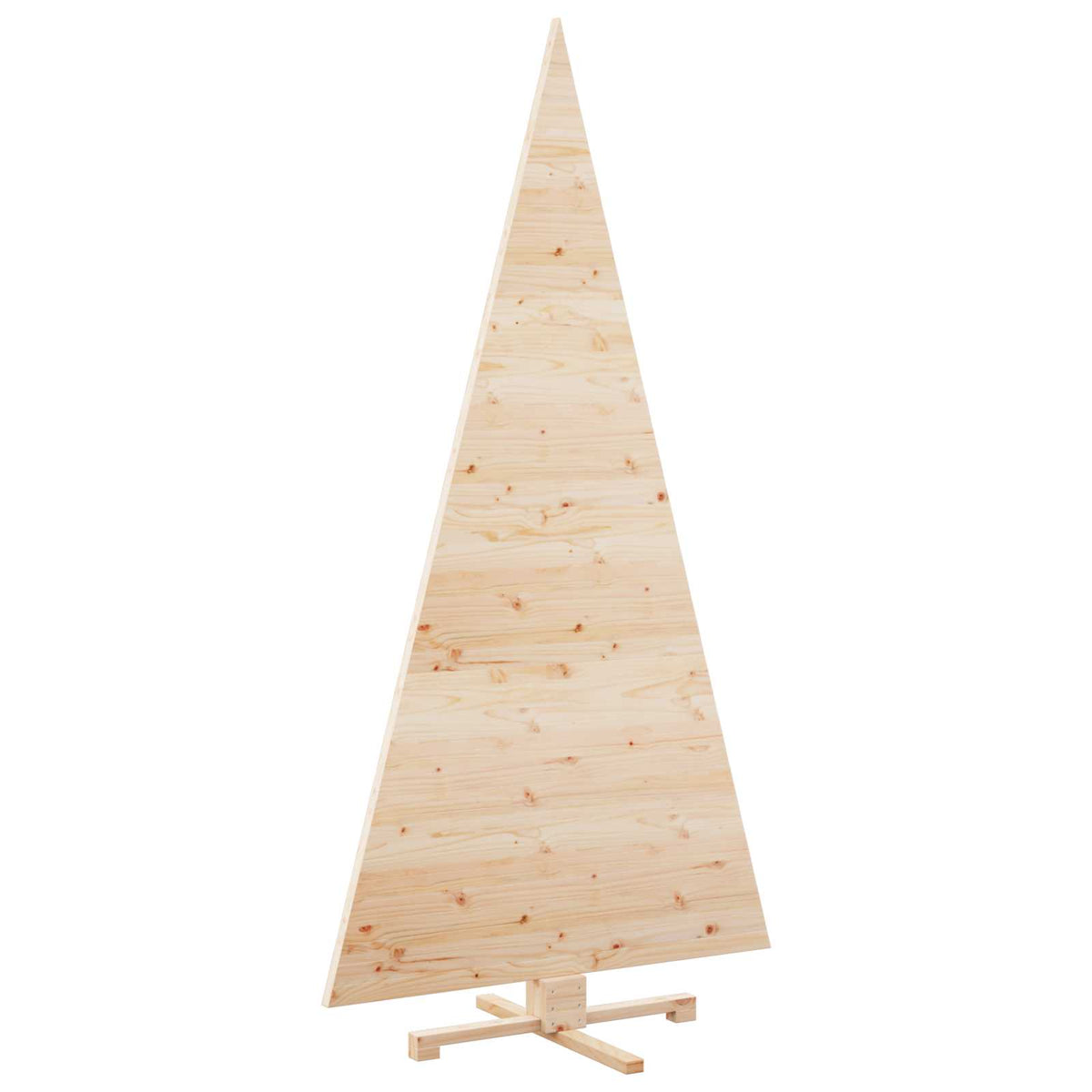 Wooden Christmas Tree KOTKA 210 cm Solid Pine Wood Natural