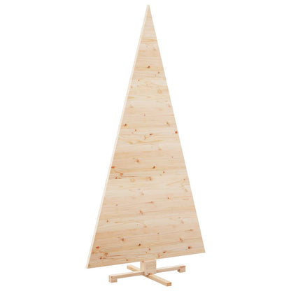 Wooden Christmas Tree KOTKA 210 cm Solid Pine Wood Natural