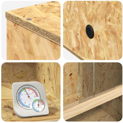 Terrarium Brown 50 x 50 x 80 cm OSB