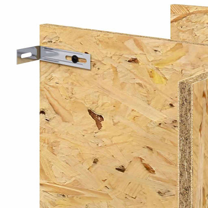 Terrarium Base with Shelf Brown 40 x 40 x 50 cm OSB