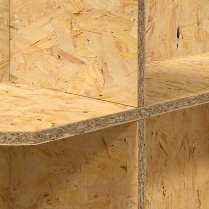 Terrarium Base with Shelf Brown 80 x 40 x 50 cm OSB