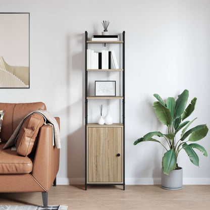 Book Cabinet Sonoma Oak 40 x 24 x 161 cm Engineered Wood
