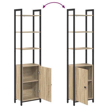 Book Cabinet Sonoma Oak 40 x 24 x 161 cm Engineered Wood