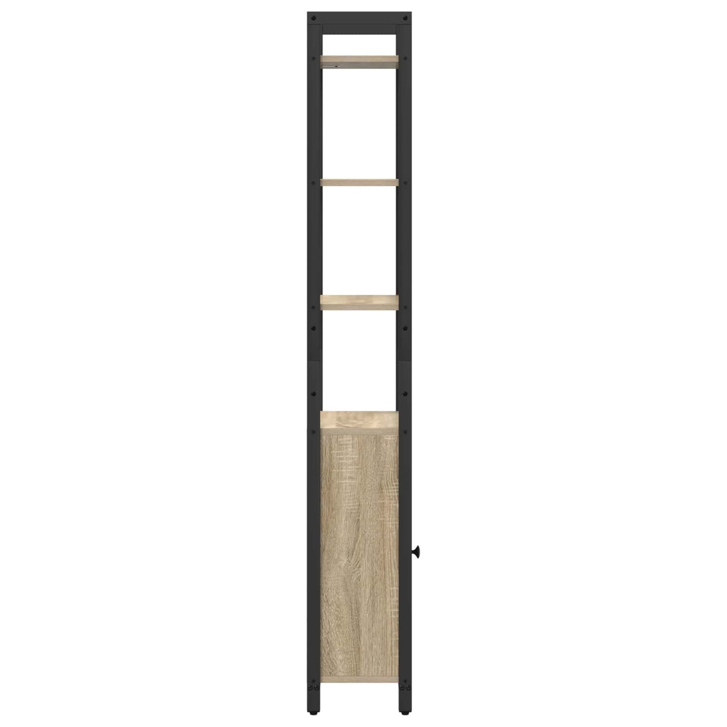Book Cabinet Sonoma Oak 40 x 24 x 161 cm Engineered Wood