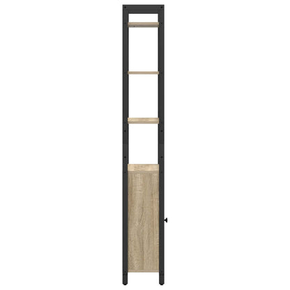 Book Cabinet Sonoma Oak 40 x 24 x 161 cm Engineered Wood