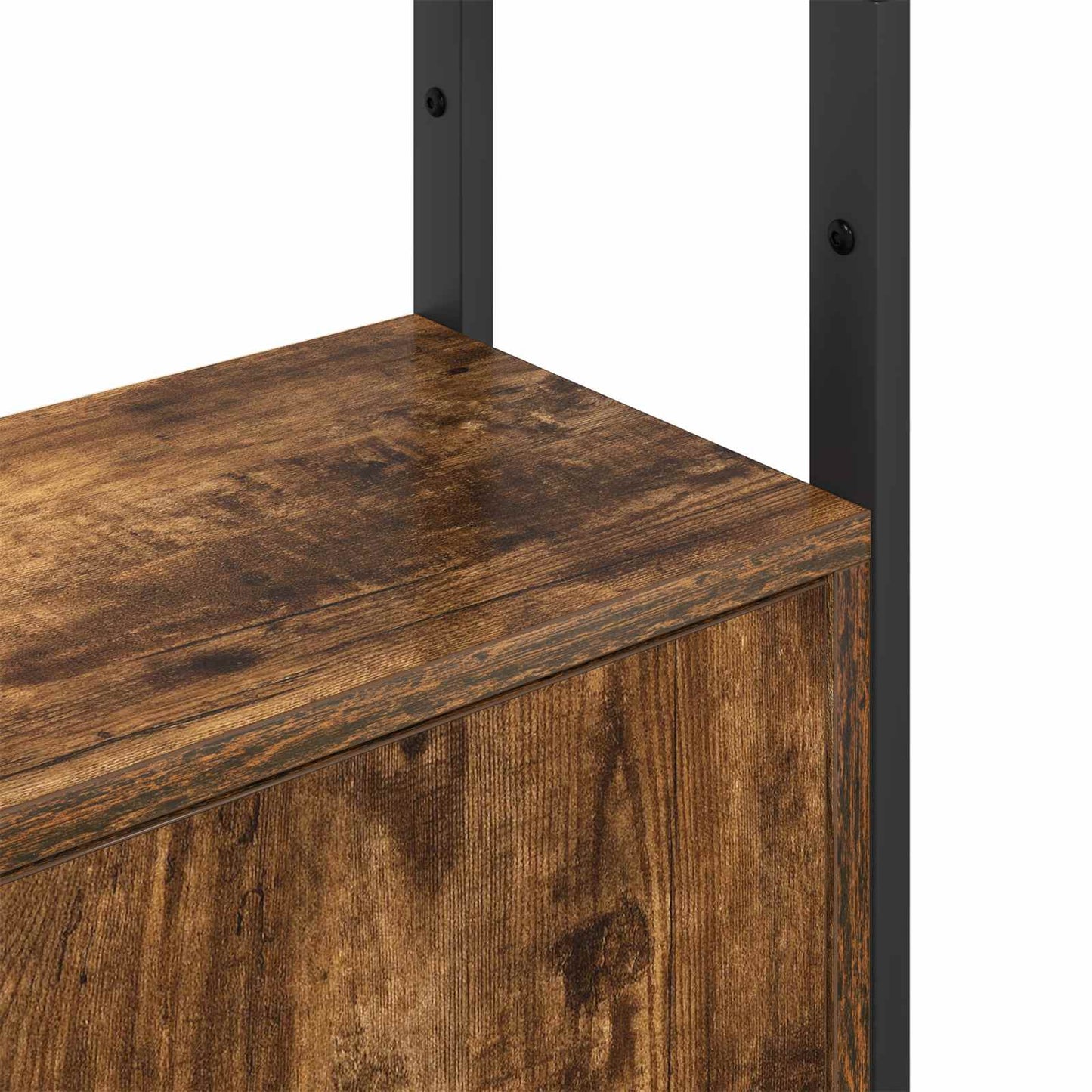 Book Cabinet Smoked Oak 40 x 24 x 161 cm Engineered Wood