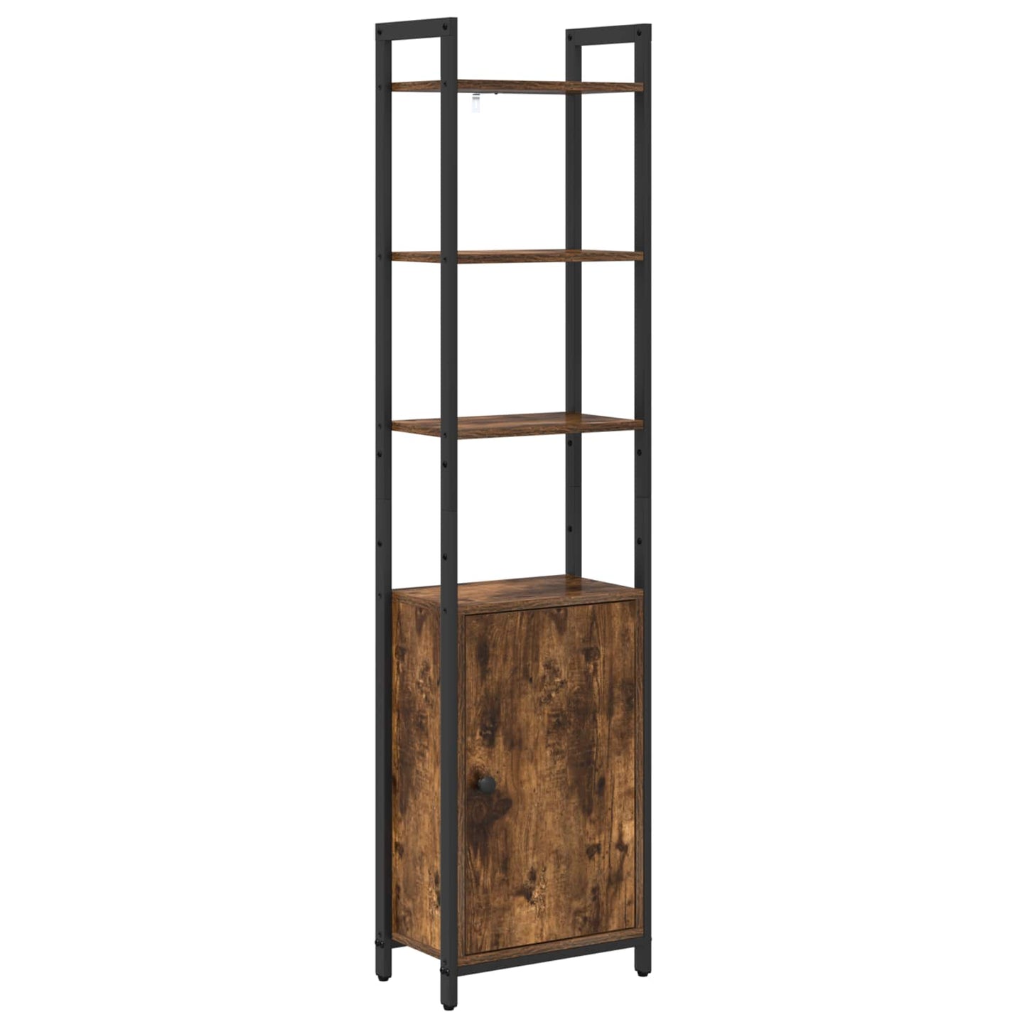 Book Cabinet Smoked Oak 40 x 24 x 161 cm Engineered Wood