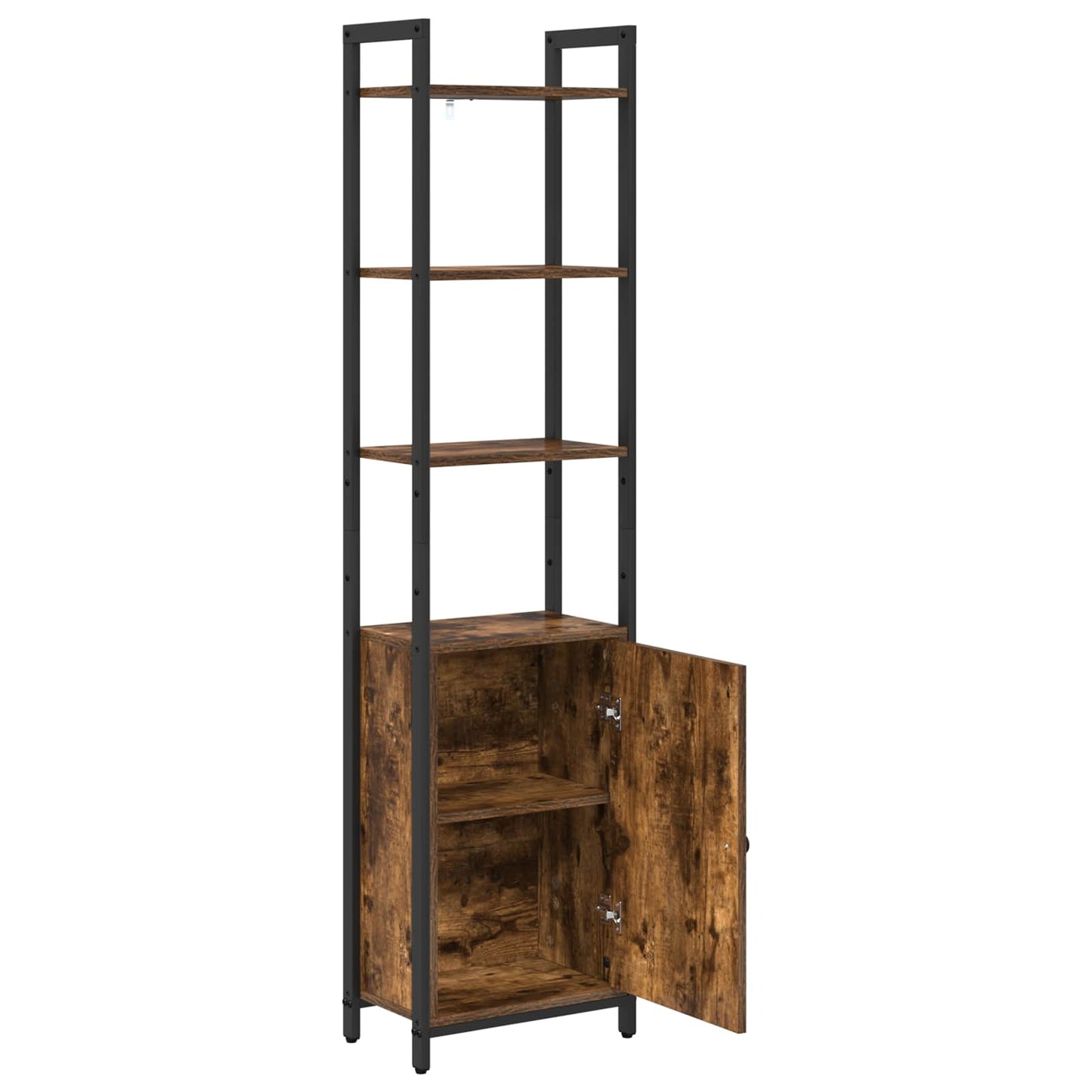 Book Cabinet Smoked Oak 40 x 24 x 161 cm Engineered Wood