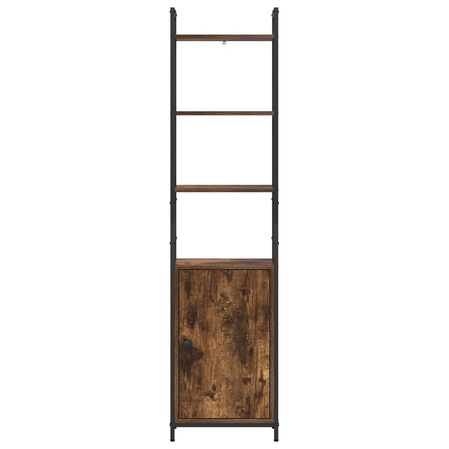 Book Cabinet Smoked Oak 40 x 24 x 161 cm Engineered Wood