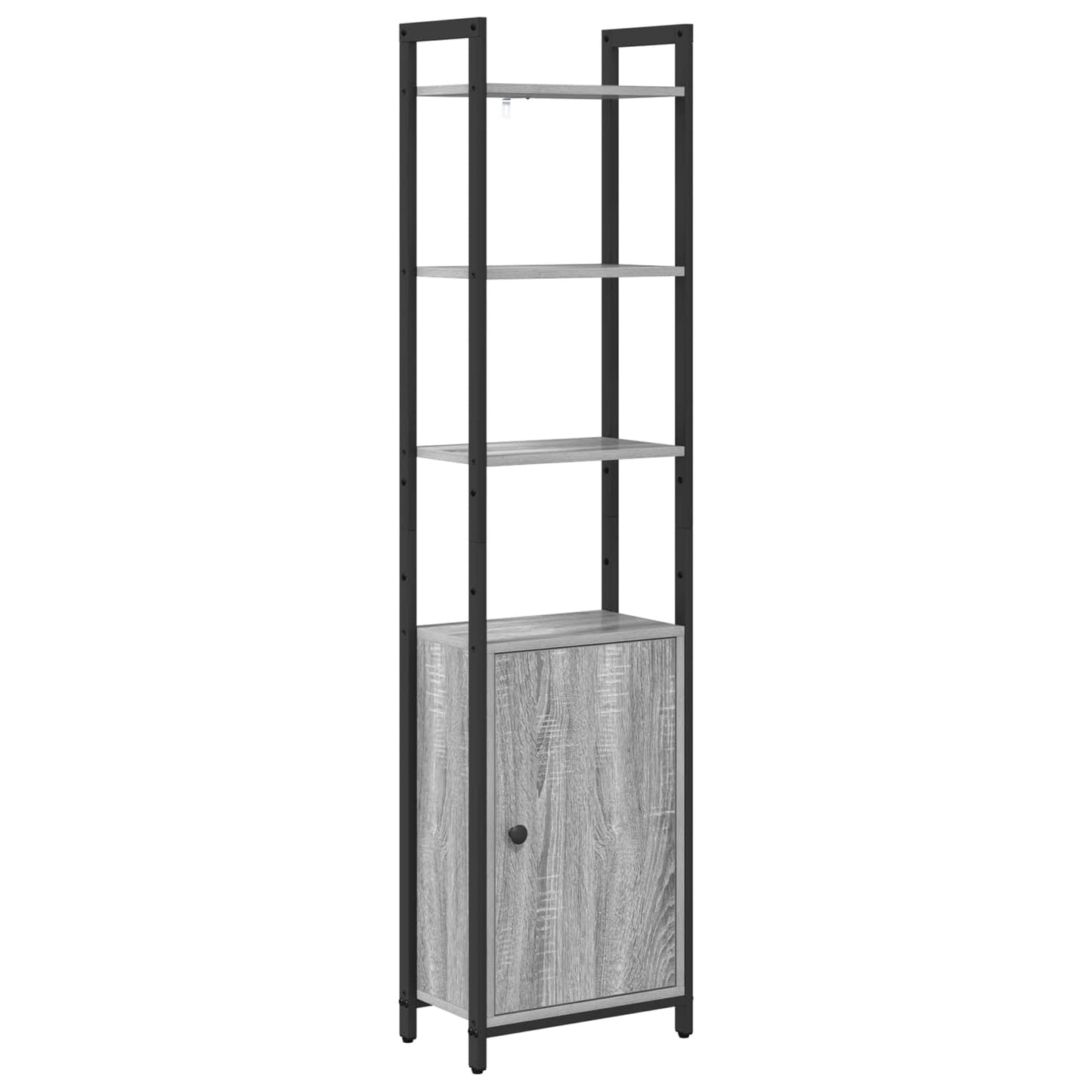Book Cabinet Grey Sonoma 40 x 24 x 161 cm Engineered Wood