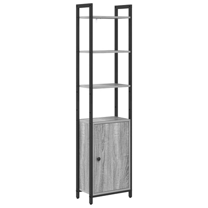Book Cabinet Grey Sonoma 40 x 24 x 161 cm Engineered Wood