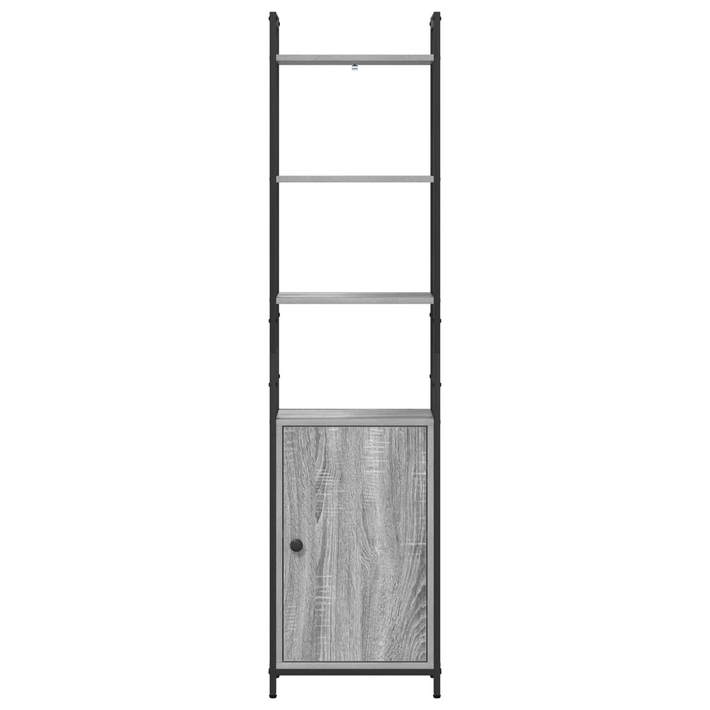 Book Cabinet Grey Sonoma 40 x 24 x 161 cm Engineered Wood