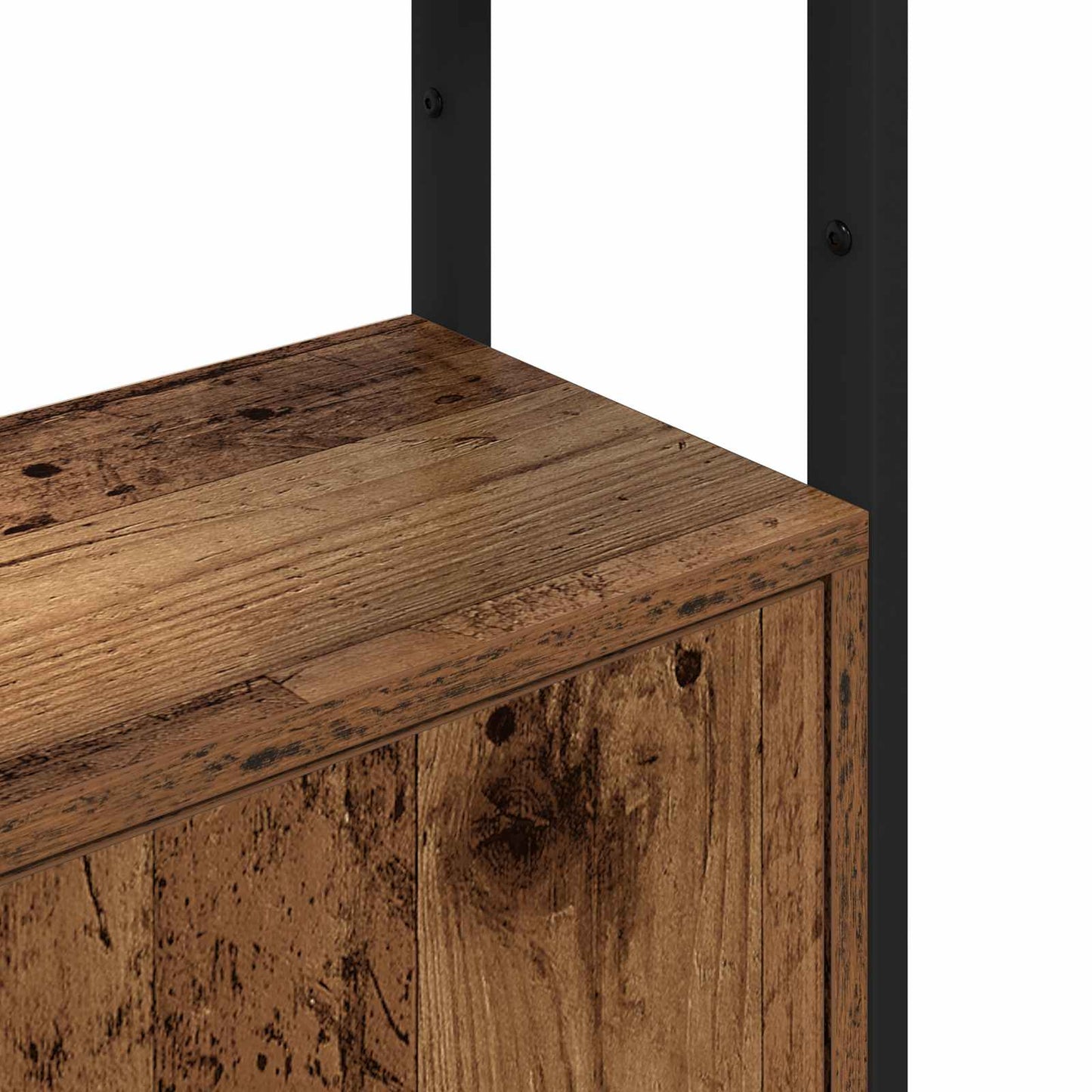 Book Cabinet Old Wood 40 x 24 x 161 cm Engineered Wood