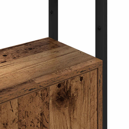 Book Cabinet Old Wood 40 x 24 x 161 cm Engineered Wood