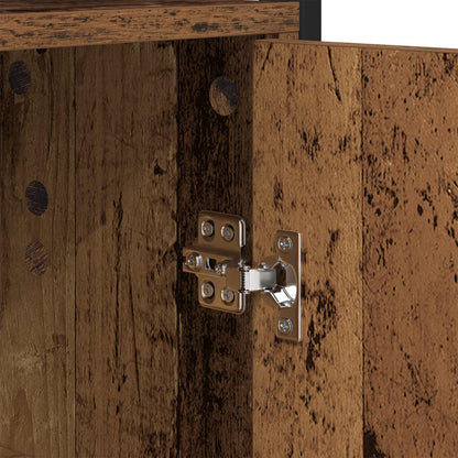 Book Cabinet Old Wood 40 x 24 x 161 cm Engineered Wood