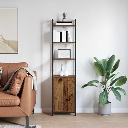 Book Cabinet Old Wood 40 x 24 x 161 cm Engineered Wood