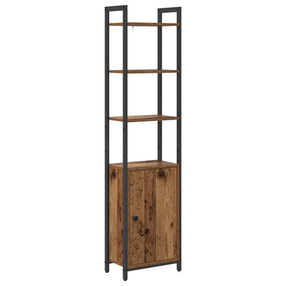 Book Cabinet Old Wood 40 x 24 x 161 cm Engineered Wood