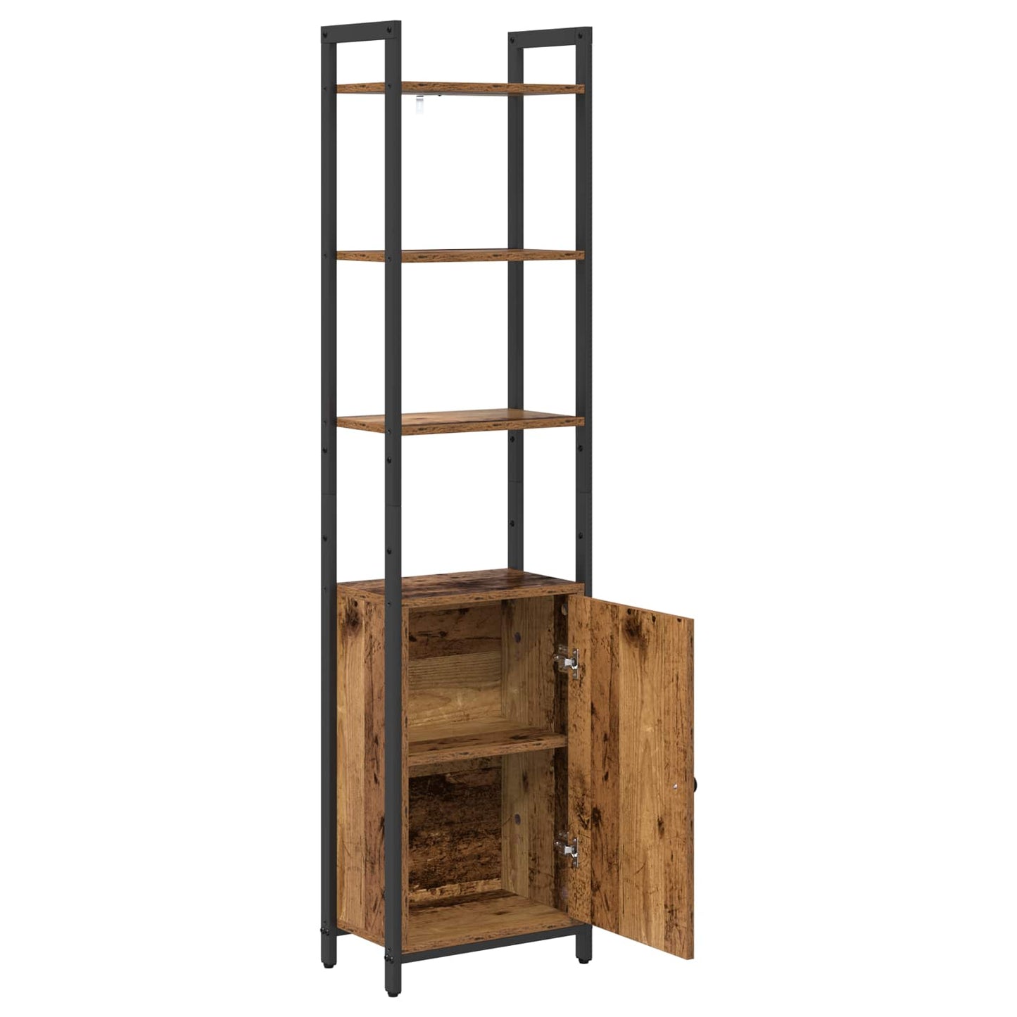 Book Cabinet Old Wood 40 x 24 x 161 cm Engineered Wood