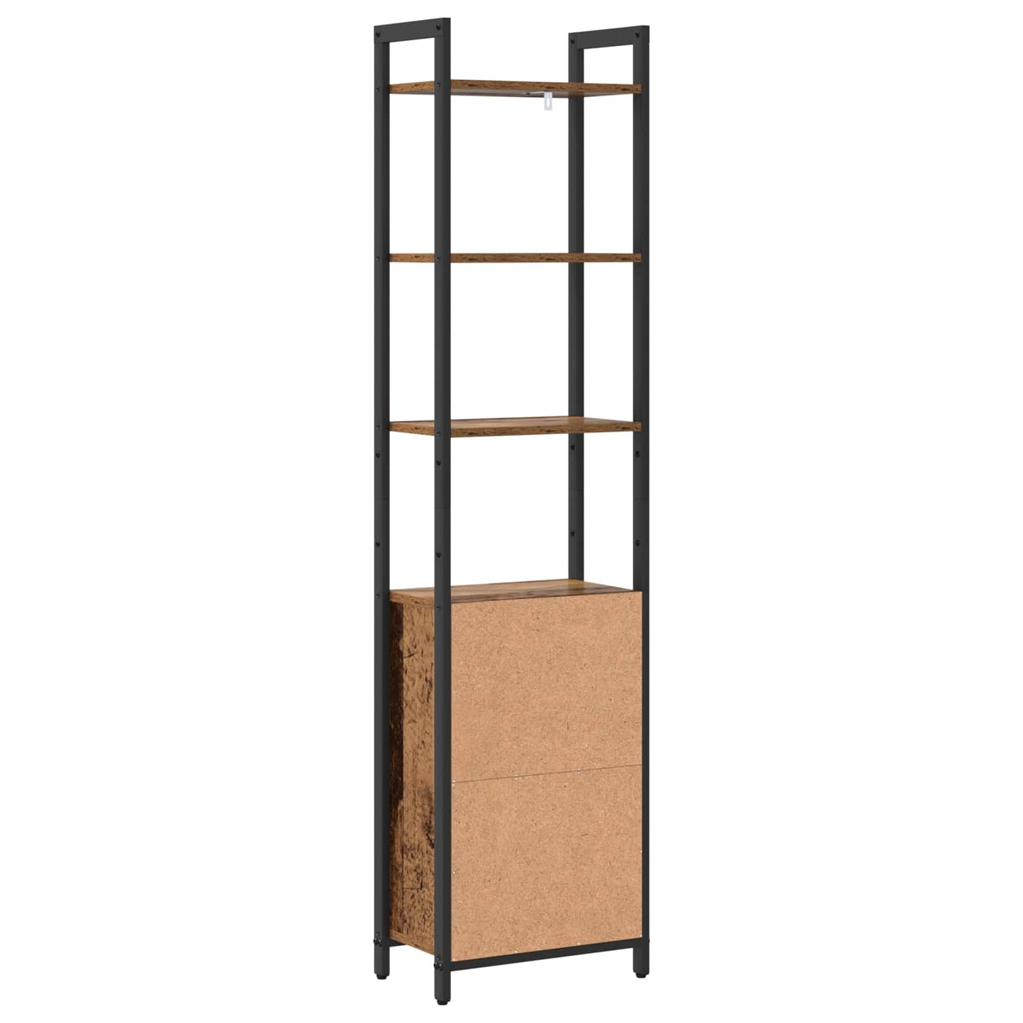 Book Cabinet Old Wood 40 x 24 x 161 cm Engineered Wood